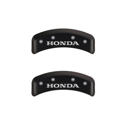 MGP 4 Caliper Covers Engraved Front & Rear Honda Red finish silver ch MGP