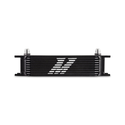 Mishimoto Universal -8AN 10 Row Oil Cooler - Black - eliteracefab.com