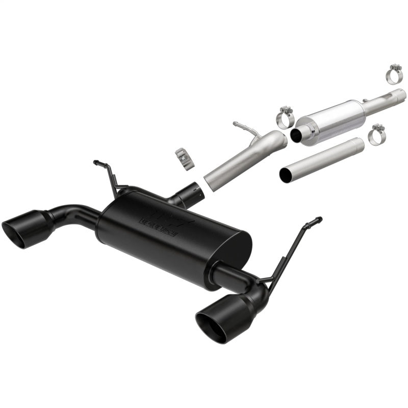 MagnaFlow 2018+ Jeep Wrangler 3.6L 409 SS Dual Split Rear Exit Black Tips Cat-Back Exhaust - eliteracefab.com