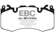 Load image into Gallery viewer, EBC 13+ Land Rover Range Rover 3.0 Supercharged Yellowstuff Front Brake Pads - eliteracefab.com