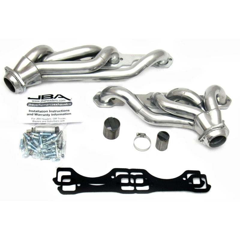 JBA 87-91 Chevrolet Blazer 5.0L/5.7L w/o A.I.R. 1-5/8in Primary Silver Ctd Cat4Ward Header JBA