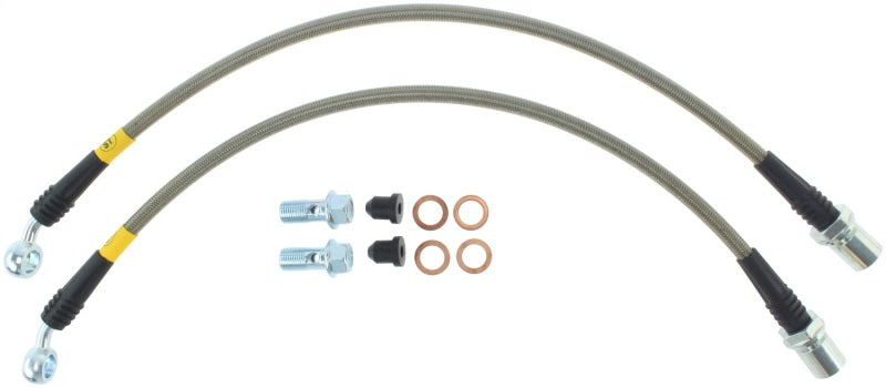 StopTech 01-06 Lexus LS430 Front Stainless Steel Brake Lines - eliteracefab.com