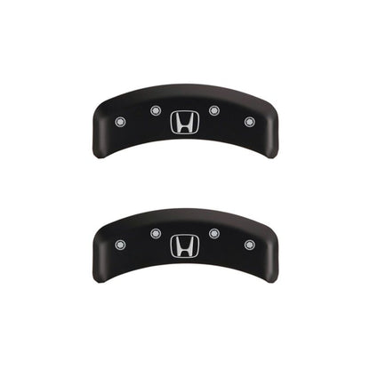 MGP 4 Caliper Covers Engraved Front Honda Engraved Rear H Logo Red finish silver ch MGP