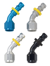 Load image into Gallery viewer, Fragola Performance Systems 204506-BL 8000 Series Push-Lite Race Hose End - 45 Degree - eliteracefab.com