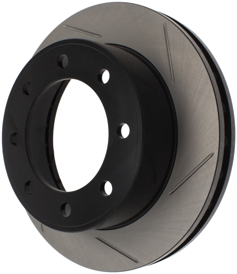 STOPTECH POWER SLOT 00-05 FORD EXCURSION / 01-04 F250 4WD FRONT RIGHT SLOTTED ROTOR, 126.65086SR - eliteracefab.com