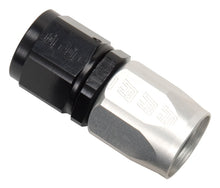 Load image into Gallery viewer, Russell Performance -8 AN Black/Silver Straight Full Flow Hose End - eliteracefab.com