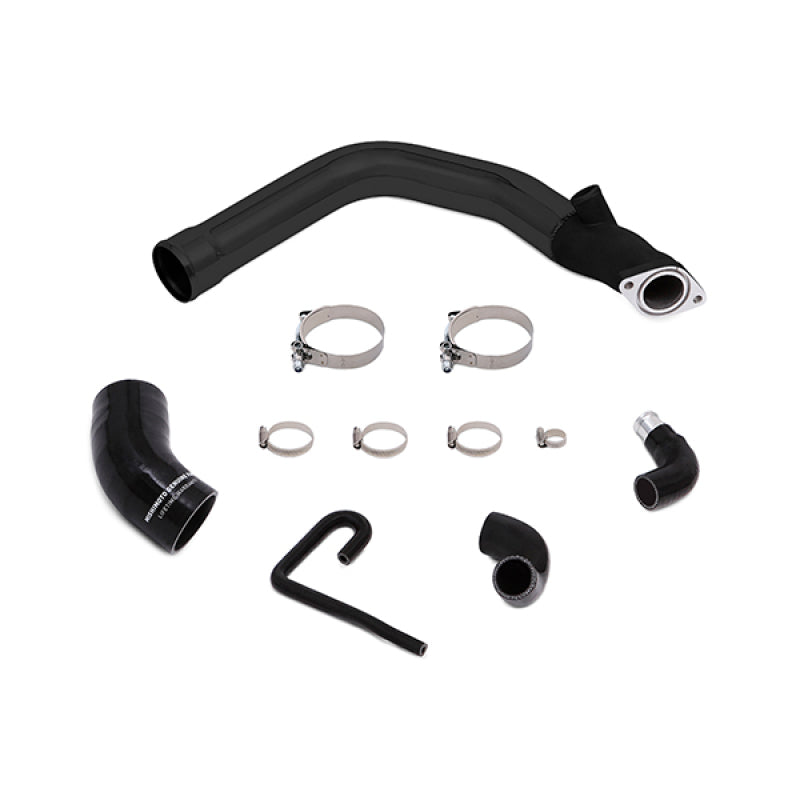 Mishimoto 2015 Subaru WRX Top-Mount Intercooler Kit - Powder Coated Black & Polished Pipes - eliteracefab.com