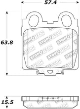 Load image into Gallery viewer, STOPTECH PERFORMANCE 98-05 LEXUS GS 300/350/400/430/450H / 00-05 IS250/300/350 REAR BRAKE PADS, 309.07710 - eliteracefab.com