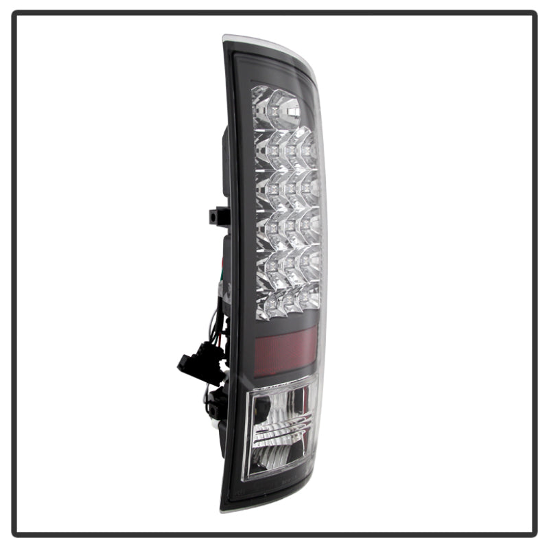 Spyder Dodge Ram 07-08 1500/Ram 07-09 2500/3500 LED Tail Lights Black ALT-YD-DRAM06-LED-BK - eliteracefab.com