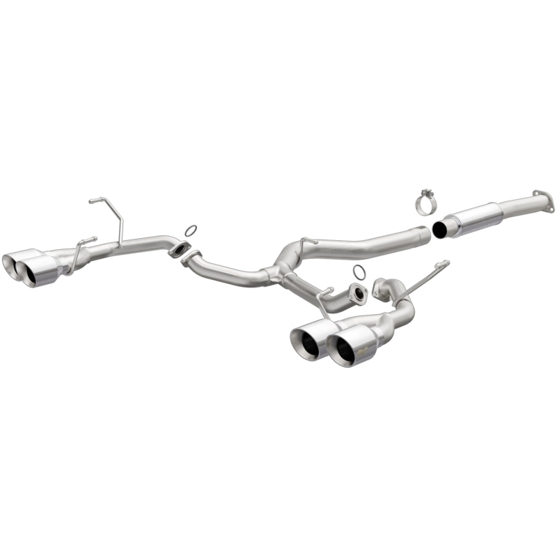 MagnaFlow SYS Cat-Back 15-17 Subaru WRX Sti 2.5L Polished 3in Tips - eliteracefab.com