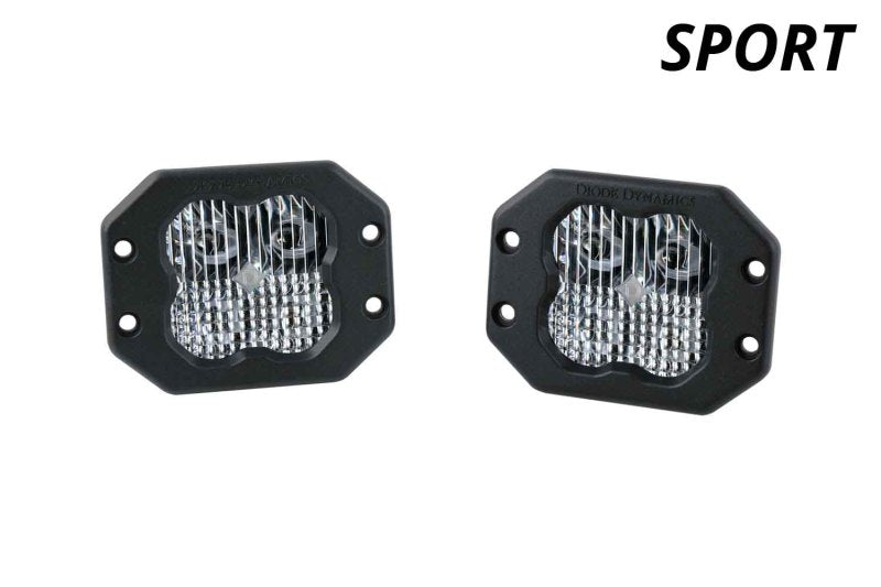 Diode Dynamics SS3 Sport WBL - White SAE Fog Flush (Pair)