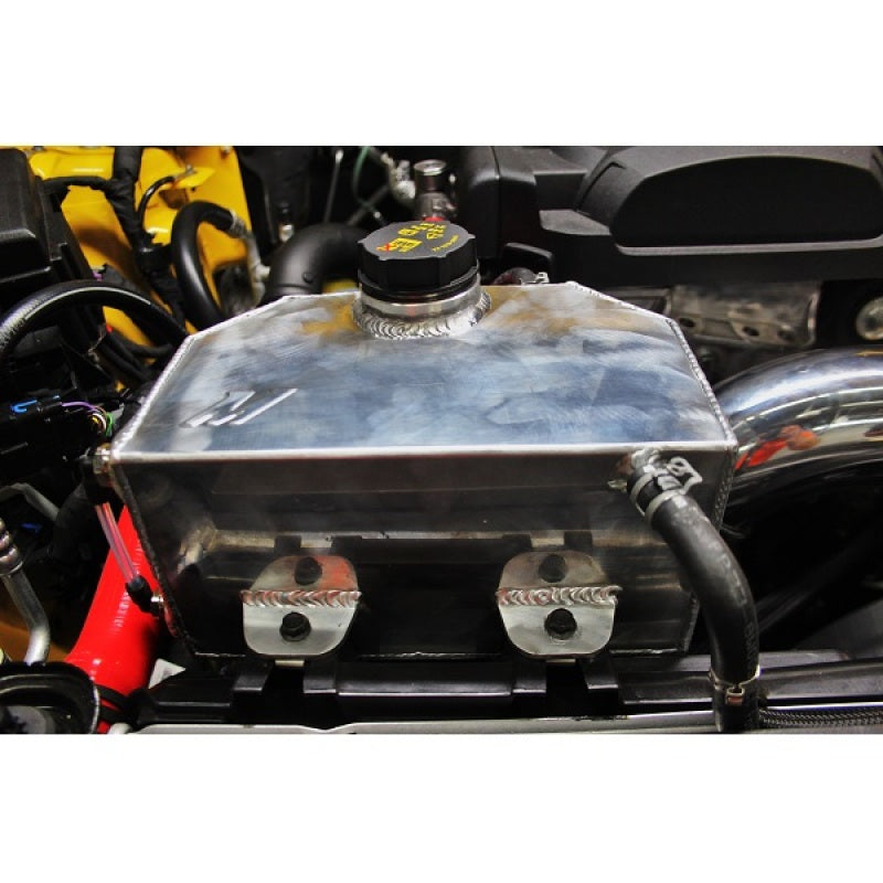 Mishimoto 2015 Ford Mustang EcoBoost / 3.7L / 5.0L Aluminum Coolant Expansion Tank-Polished - eliteracefab.com