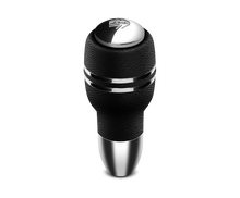 Load image into Gallery viewer, Momo Automatico Shift Knob - Black Leather, Chrome Insert AUTOBK1