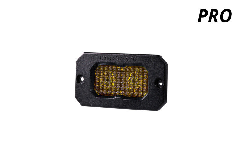 Diode Dynamics Stage Series 2 In LED Pod Pro - Yellow Flood Flush ABL Each Diode Dynamics