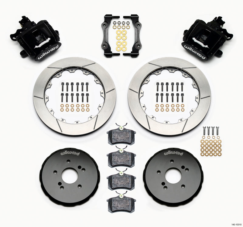 Wilwood Combination Parking Brake Rear Kit 12.88in Honda S2000 - eliteracefab.com