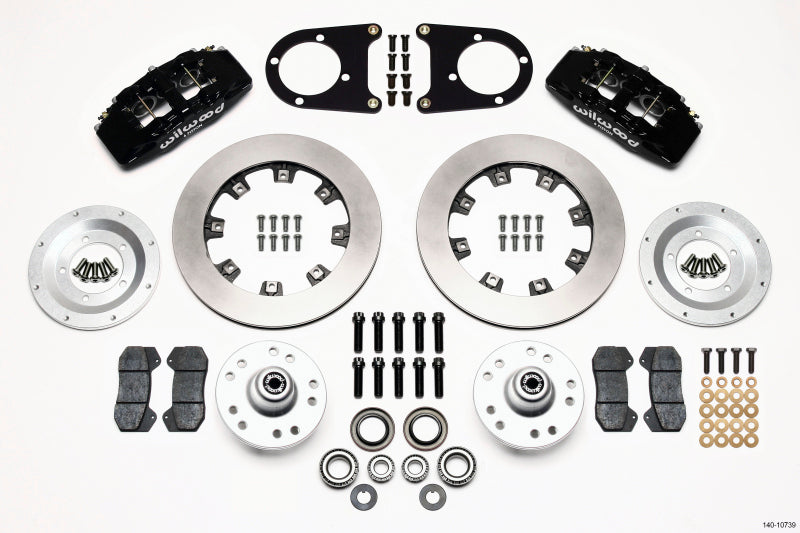 Wilwood Dynapro 6 Front Hub Kit 12.19in 37-48 Ford Psgr. Car Spindle Wilwood