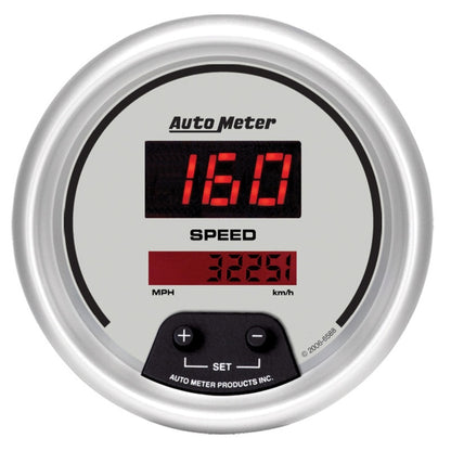 Autometer Ultra-Lite 3 3/8in 160 MPH Digital Speedo Gauge 6588