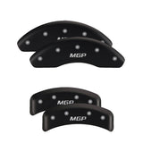 MGP 4 Caliper Covers Engraved Front & Rear MGP Red finish silver ch