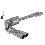 MBRP 22-19 Chevrolet/GMC Silverado 1500/Sierra 1500 (LTD/ Limited) 3-INCH/3-INCH CAT-BACK EXHAUST