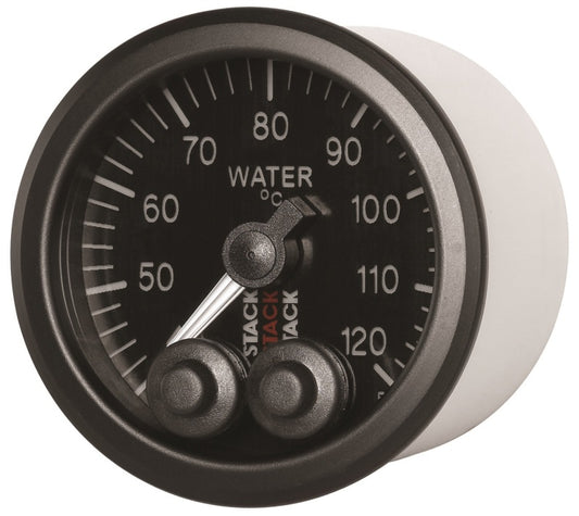 Autometer Stack 52mm 40-120 Deg C 1/8in NPTF Male Pro-Control Water Temp Gauge - Black ST3507