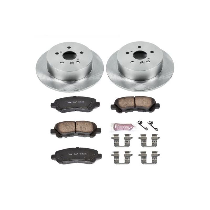 Power Stop 08-13 Toyota Highlander Rear Autospecialty Brake Kit - eliteracefab.com