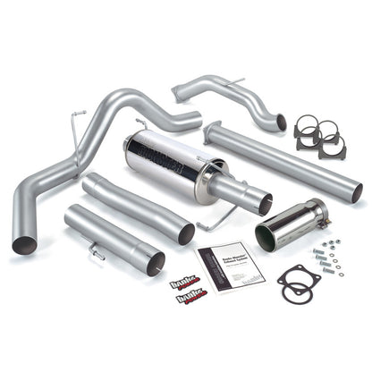 Banks Power 03-04 Dodge 5.9L CCLB(Catted) Monster Exhaust System - SS Single Exhaust w/ Chrome Tip Banks Power