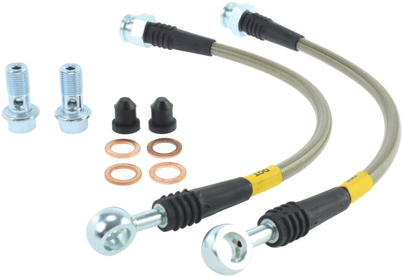 StopTech 2016 Mazda Miata Stainless Steel Rear Brake Lines - eliteracefab.com