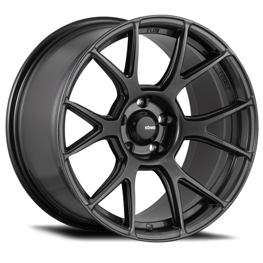 Konig Ampliform 18x9 5x115 ET15 Dark Metallic Graphite - eliteracefab.com