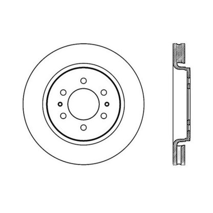 Stoptech 15-16 Ford F-150/Expedition / 15-16 Lincoln Navigator Front Performance Cryo Brake Rotor Stoptech