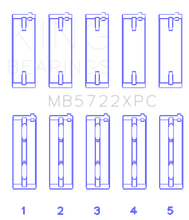 Load image into Gallery viewer, King Mitsubishi 4B11T EVO X 2007+ (Size .026) Coated Performance Main Bearing Set