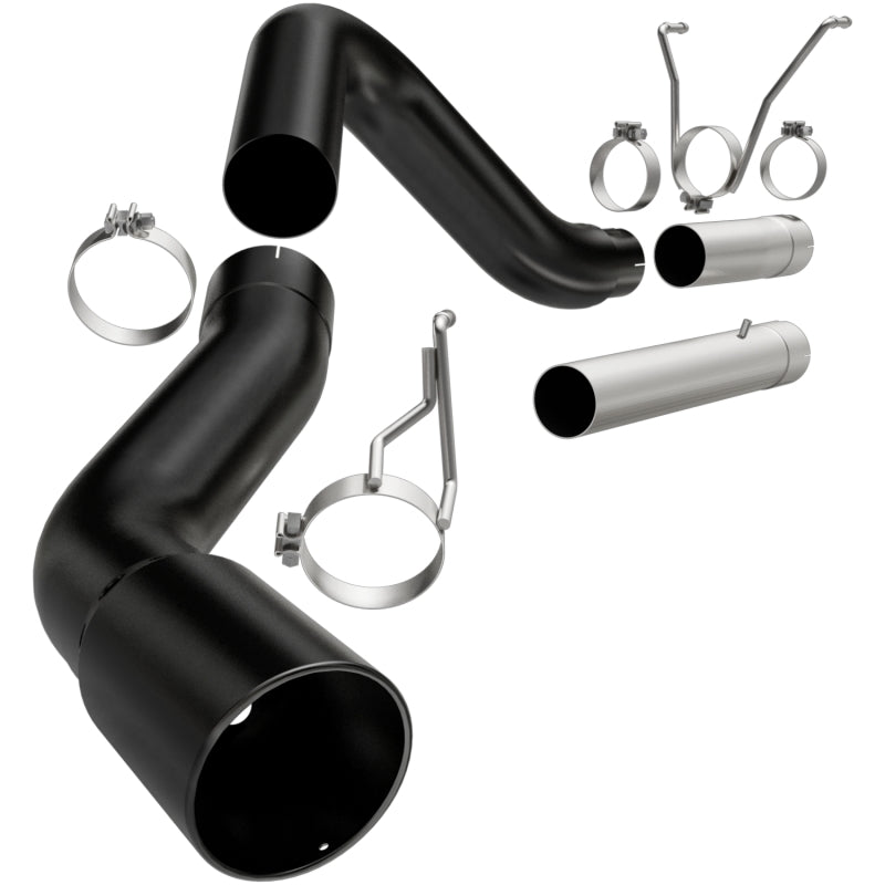 MagnaFlow 07-10 Dodge 2500/3500 409 SS DPF Back 5in Single Exit Exhaust- Black - eliteracefab.com