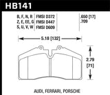 Hawk Performance HT-10 Brake Pads - HB141S.650