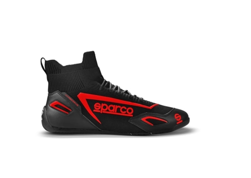 Sparco Shoes Hyperdrive 42 Black/Red - eliteracefab.com