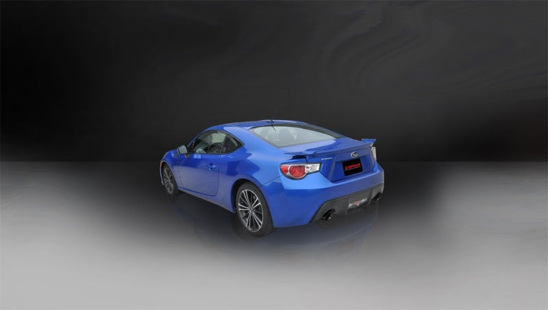 Corsa 12-14 Scion FRS / Subaru BRZ Black Tip Sport Cat-Back Exhaust - eliteracefab.com