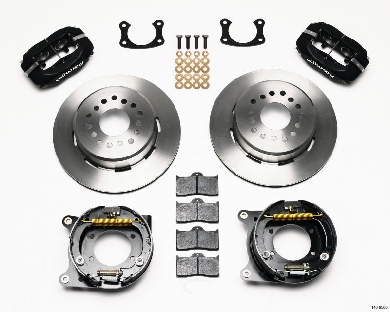 Wilwood Forged Dynalite P/S Park Brake Kit New Big Ford 2.50in offset Staggrd Shock Wilwood
