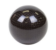 Load image into Gallery viewer, NRG Black Carbon Fiber Ball Style Shift Knob Universal - eliteracefab.com