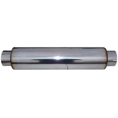 MBRP Replaces all 30 overall length mufflers Muffler 4 Inlet /Outlet 24 Body 30 Overall T304 - eliteracefab.com