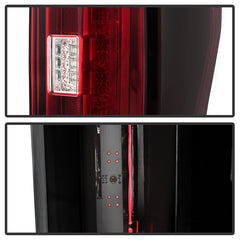 Spyder 17-18 Ford F-250 SD (w/Blind Spot Sensor) LED Tail Lights - Red Clr (ALT-YD-FS17BS-LED-RC) - eliteracefab.com