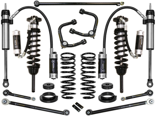 ICON 0-3.5in Stage 7 Tubular UCA Suspension System for 2003-2009 GX 470 - K53177T