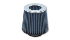 Vibrant Open Funnel Perf Air Filter (5in Cone O.D. x 5in Tall x 2.75in inlet I.D.) Chrome Filter Cap - eliteracefab.com