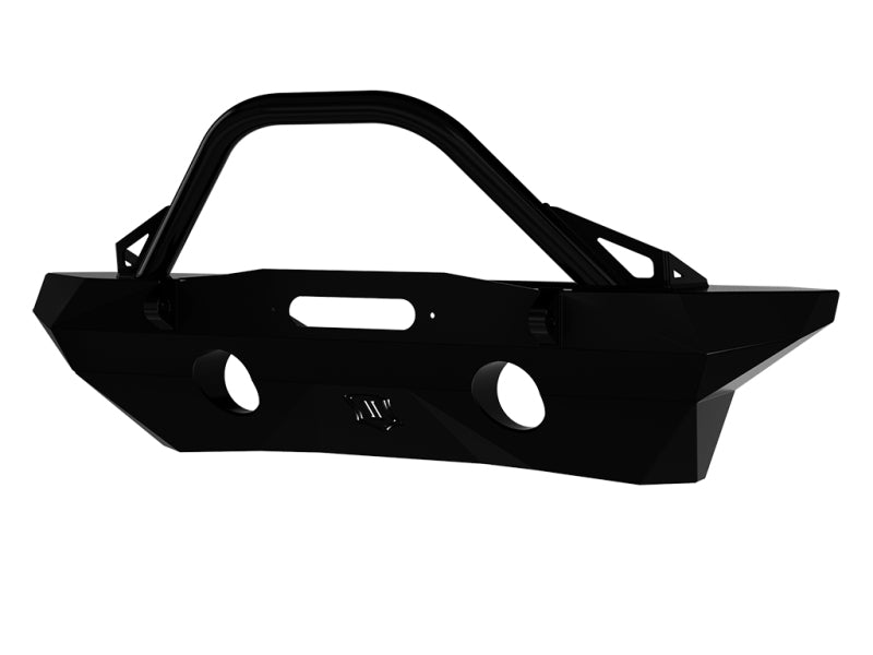ICON 07-18 Jeep Wrangler JK Pro Series Mid Width Front Recessed Winch Bumper w/Bar/Tabs ICON