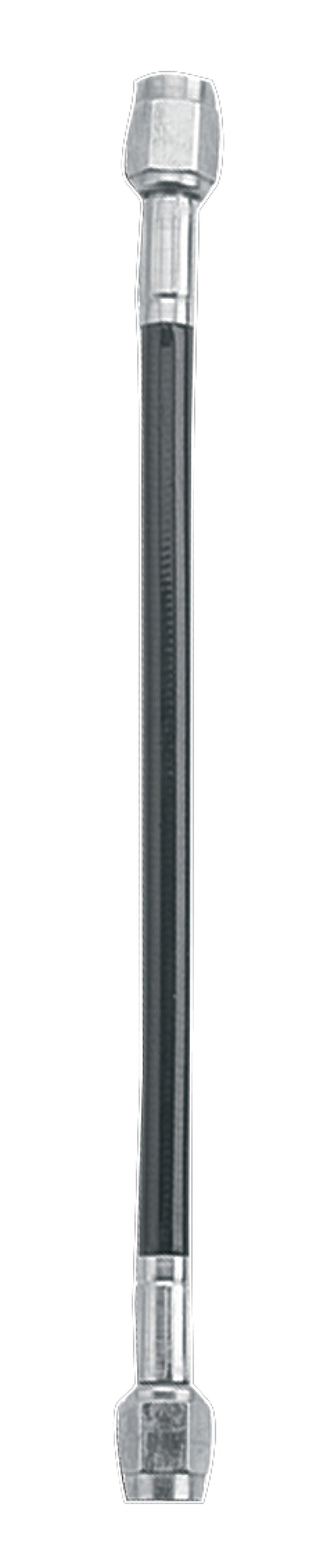 Fragola -3AN Black Covered Assembly Straight x Straight 16in Fragola