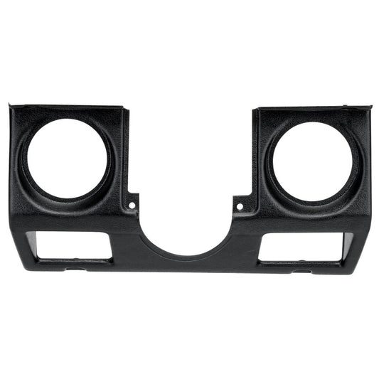 Autometer 87-95 Jeep Wrangler YJ 3-3/8in Tachometer/Speedometer Black Dual Cluster Bezel 15220