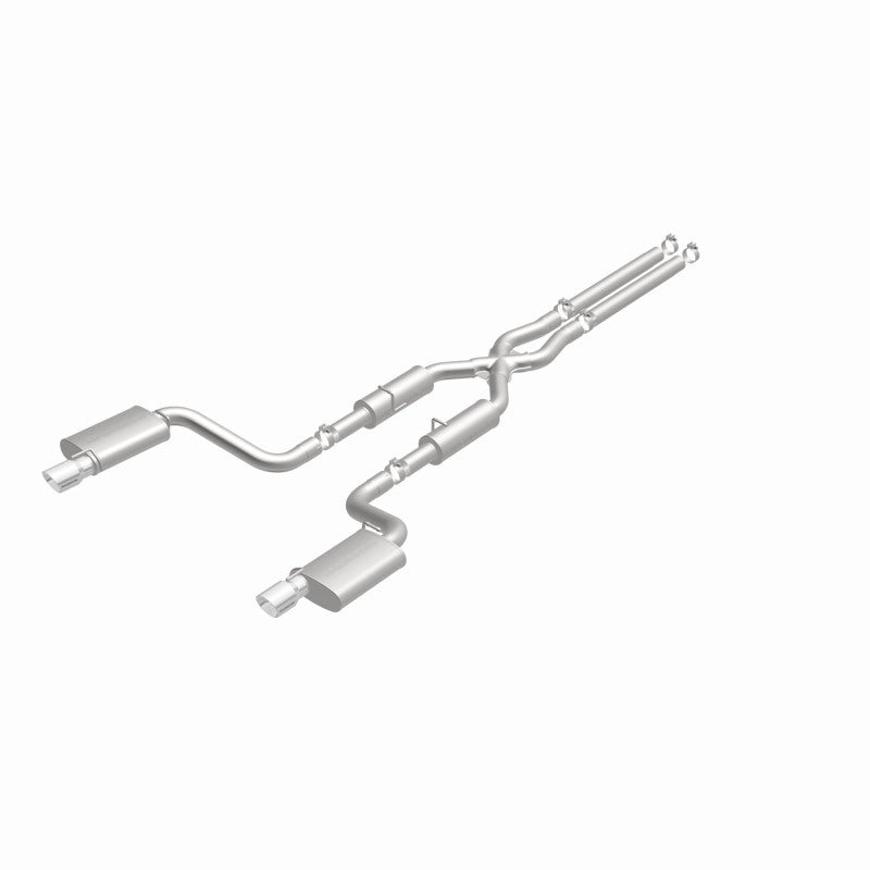 MagnaFlow 11-12 Dodge Charger SRT-8 Hemi Dual Split Rear Exit Stainless Cat-Back Performance Exhaust Magnaflow