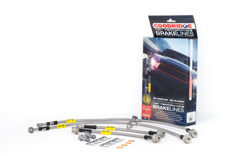 Goodridge 15-18 Honda Fit SS Brake Line Kit - eliteracefab.com