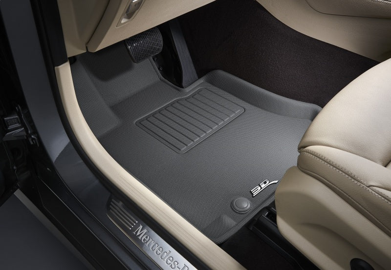 3D MAXpider L1CH05611501 2014-2018 Chevrolet/GMC Silverado/Sierra Regular Cab Kagu 1st Row Floormat - Gray