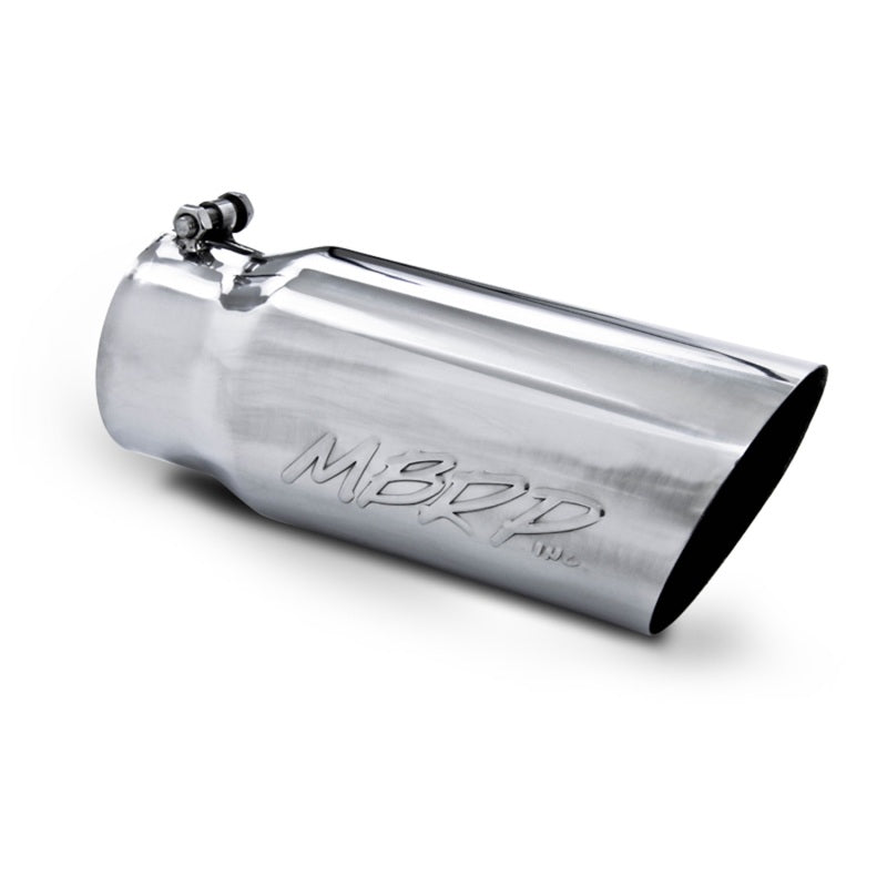 MBRP Universal Tip 5 O.D. Angled Single Walled 4 inlet 12 length - eliteracefab.com