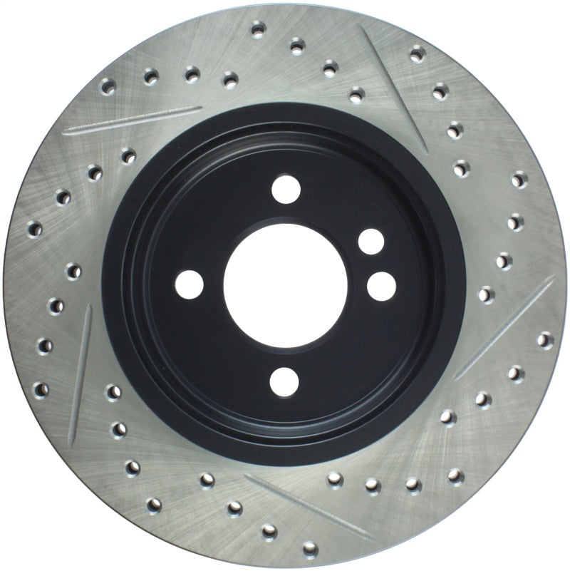 StopTech 02-07 Mini Cooper/Cooper S Slotted & Drilled Right Front Rotor Stoptech