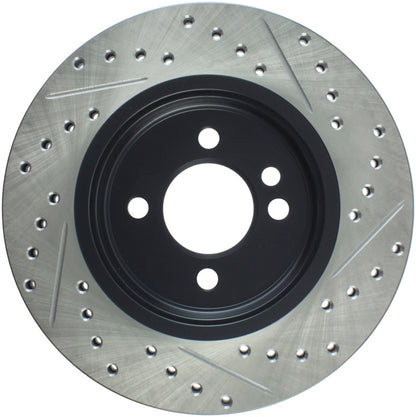 StopTech 02-07 Mini Cooper/Cooper S Slotted & Drilled Right Front Rotor Stoptech