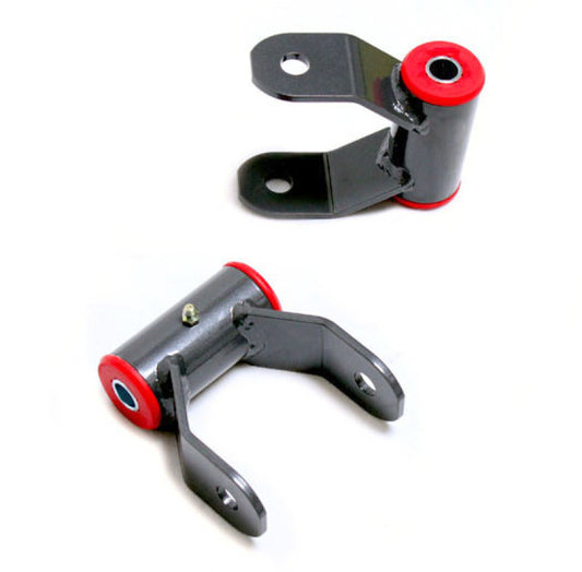 MaxTrac 15-18 Ford F-150 2WD/4WD 1in Rear Lift Shackles Maxtrac